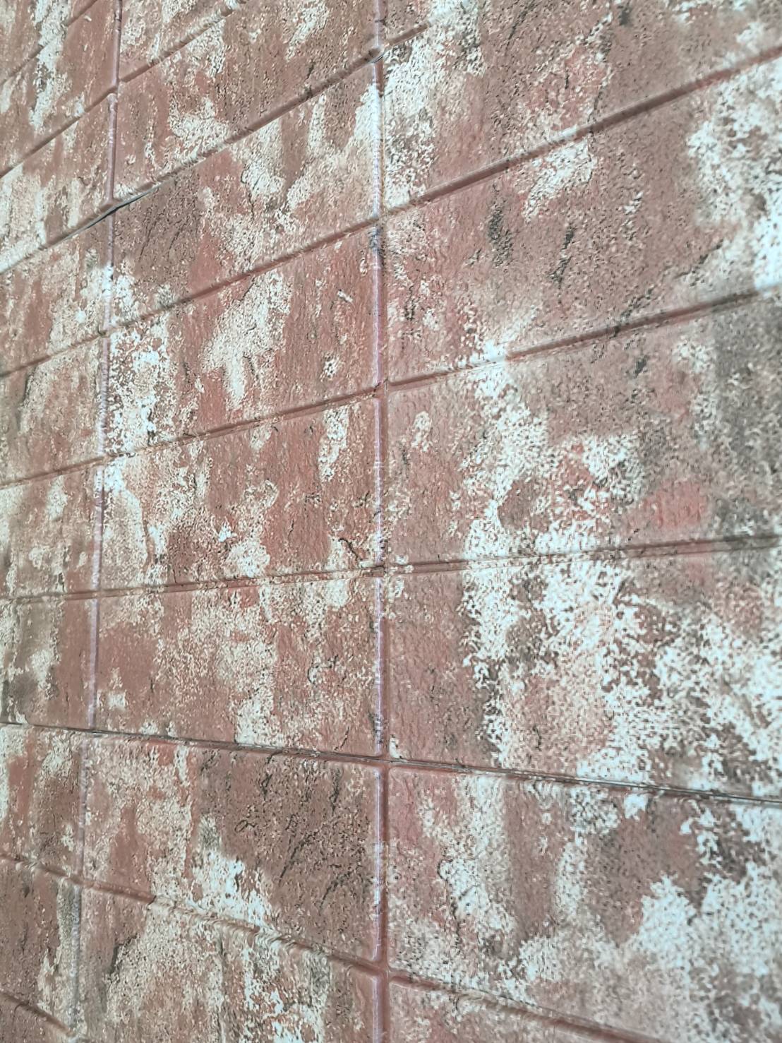 Wall on sale วอลโฟม 3 มิติ ลายอิฐวินเทจ สีแดง กันความร้อน บริษัท เด็ค